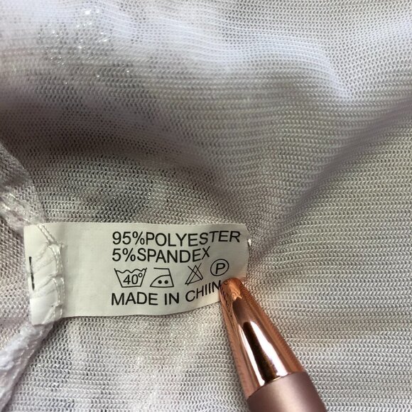 ABB Classic Pale Pink Lace & Sheer Netting Robe Size XL - Picture 10 of 15